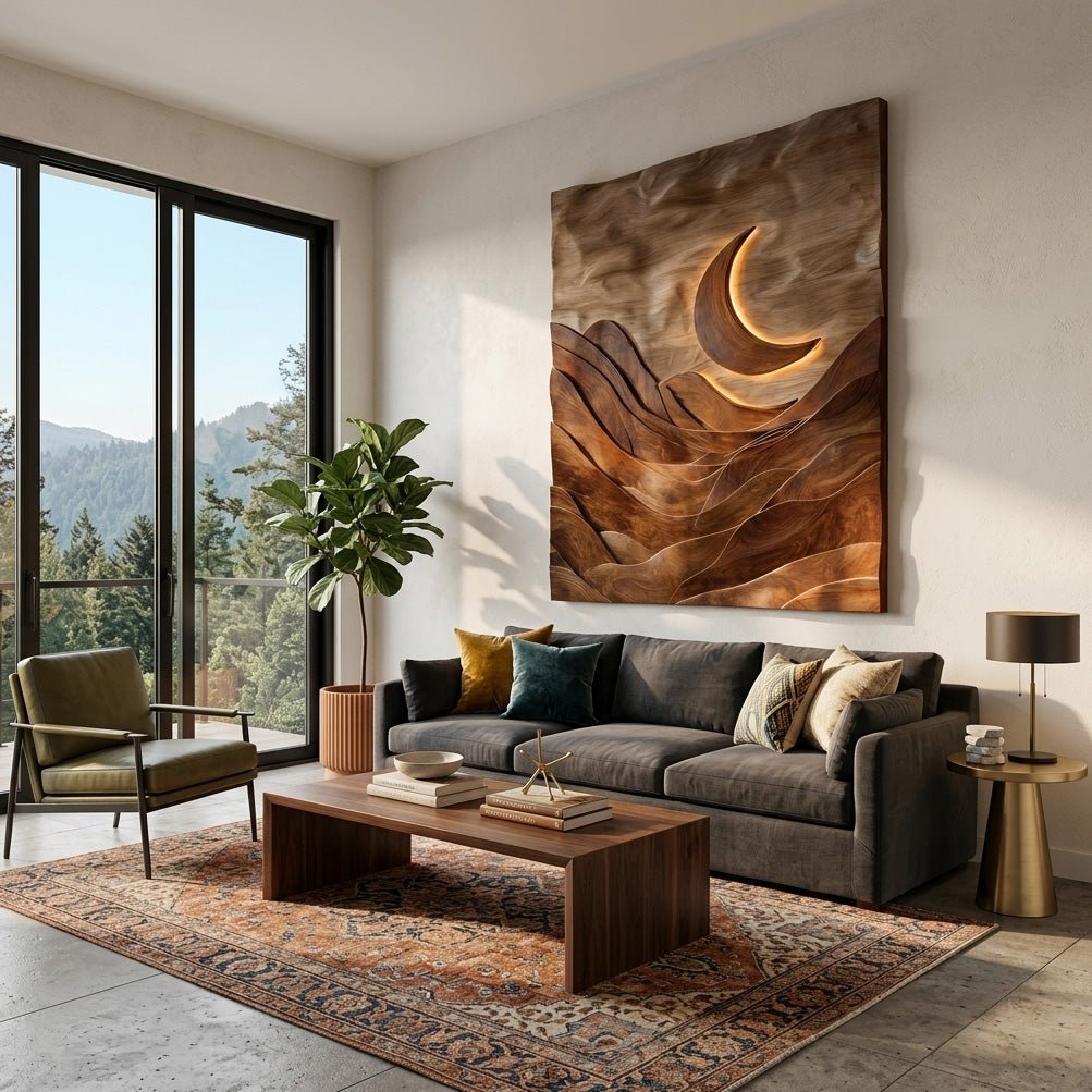 What Size Wall Art Do You Need Above a Sofa, Bed or Console?