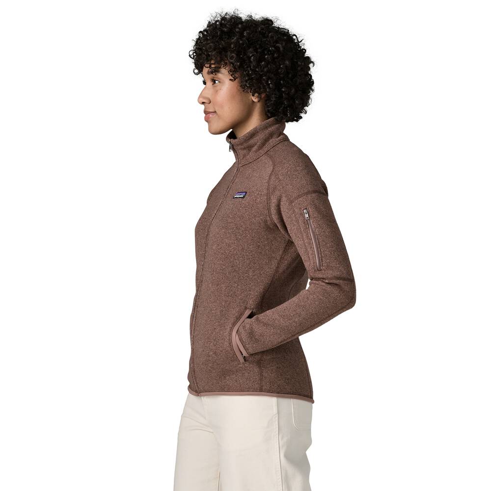 Women's Recycled Knit Fleece Jacket - Black