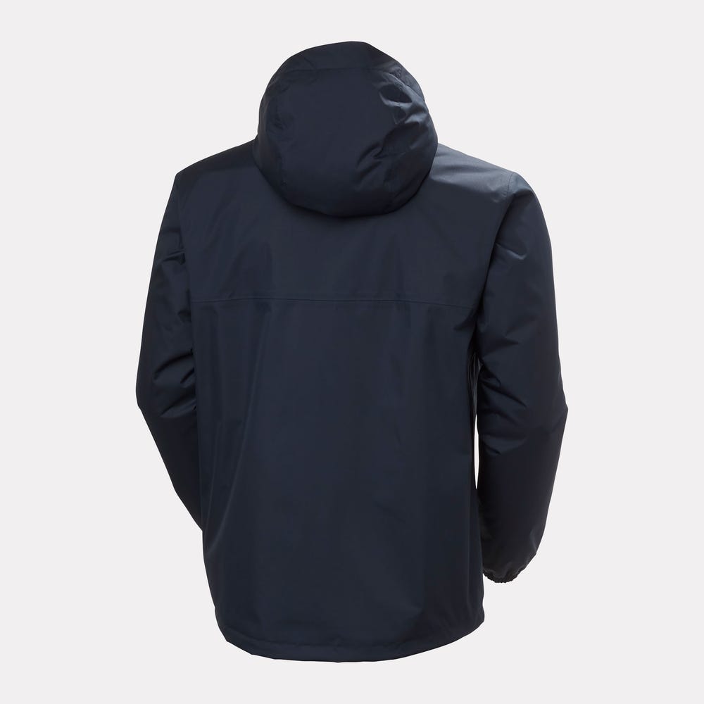 Men's Waterproof Fleece-Lined Jacket - Black