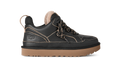 Men's Leather Chunky Sneaker - Black