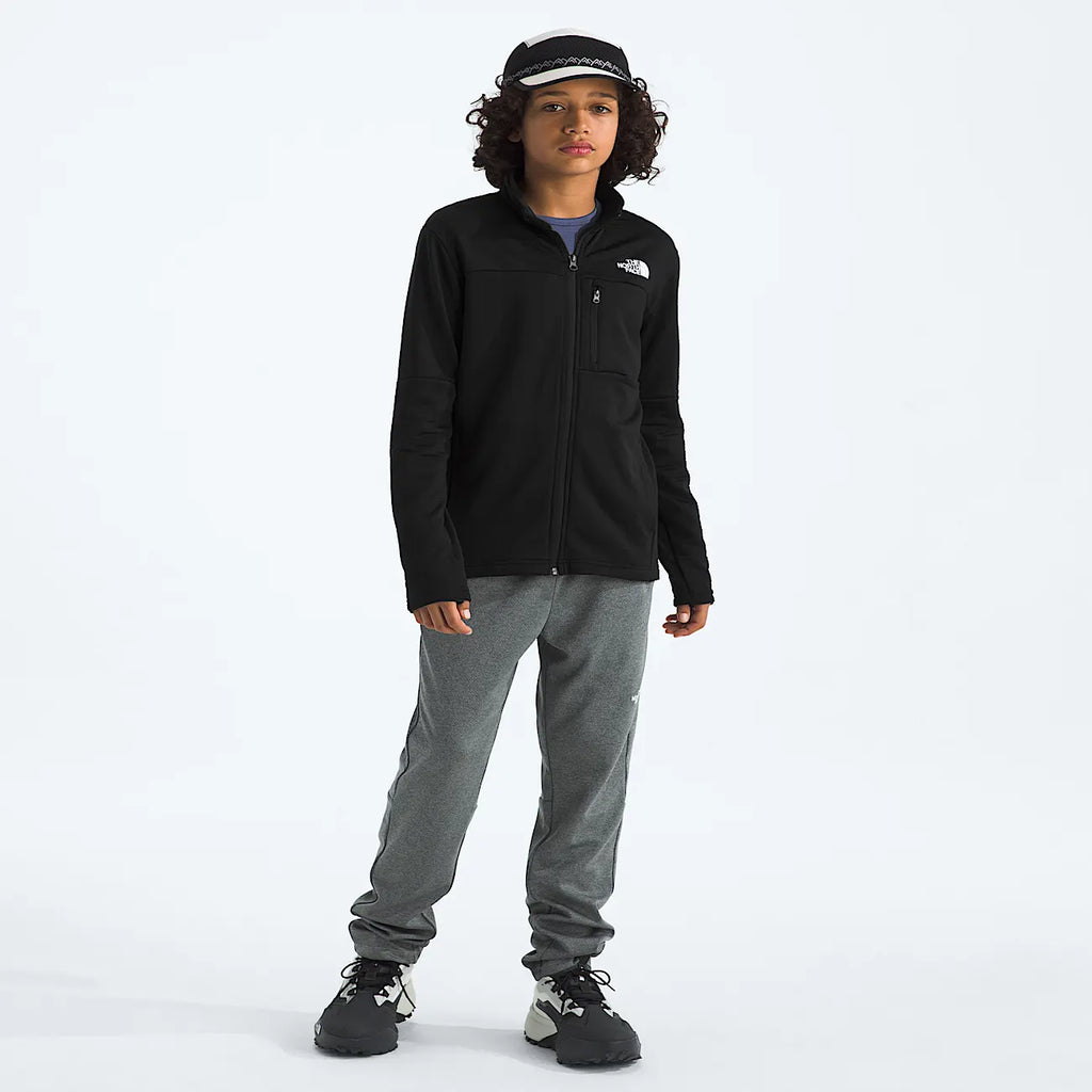 Kids' Full-Zip Mid Layer - Black