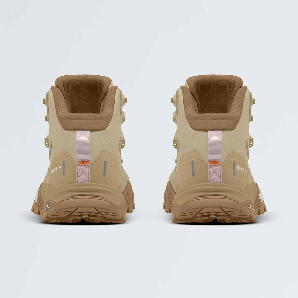 Women's Waterproof Mid Hiking Boots - Pale Khaki