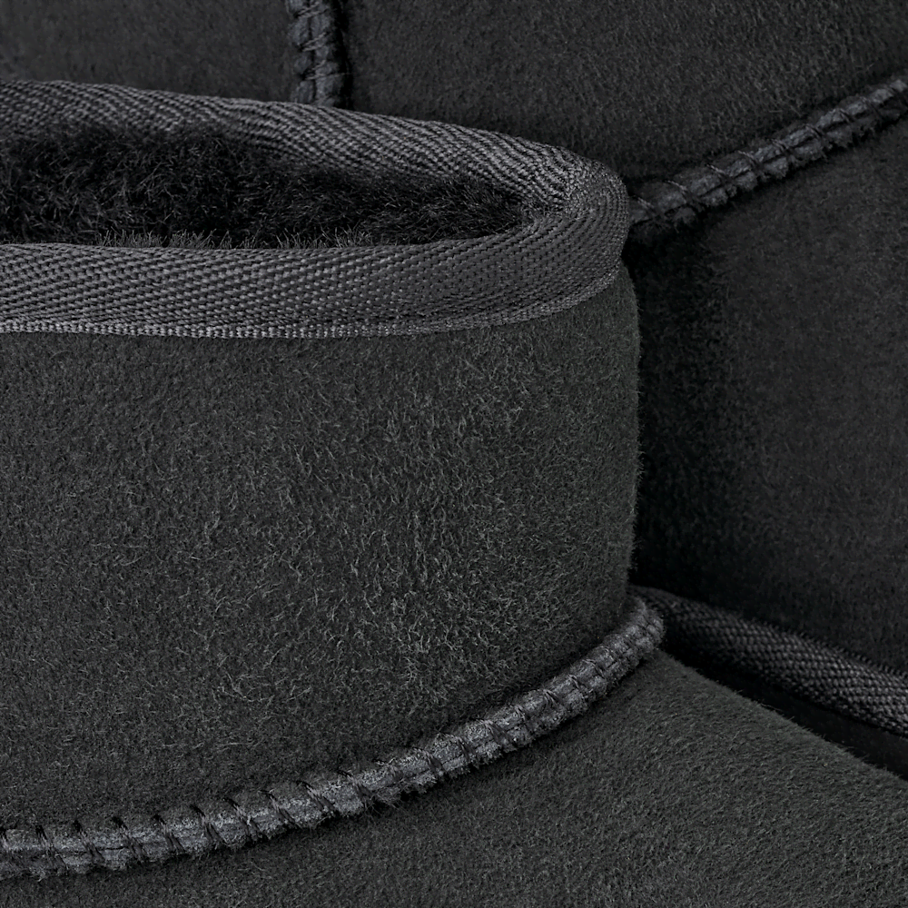 Kids' Mini Sheepskin Boot - Black