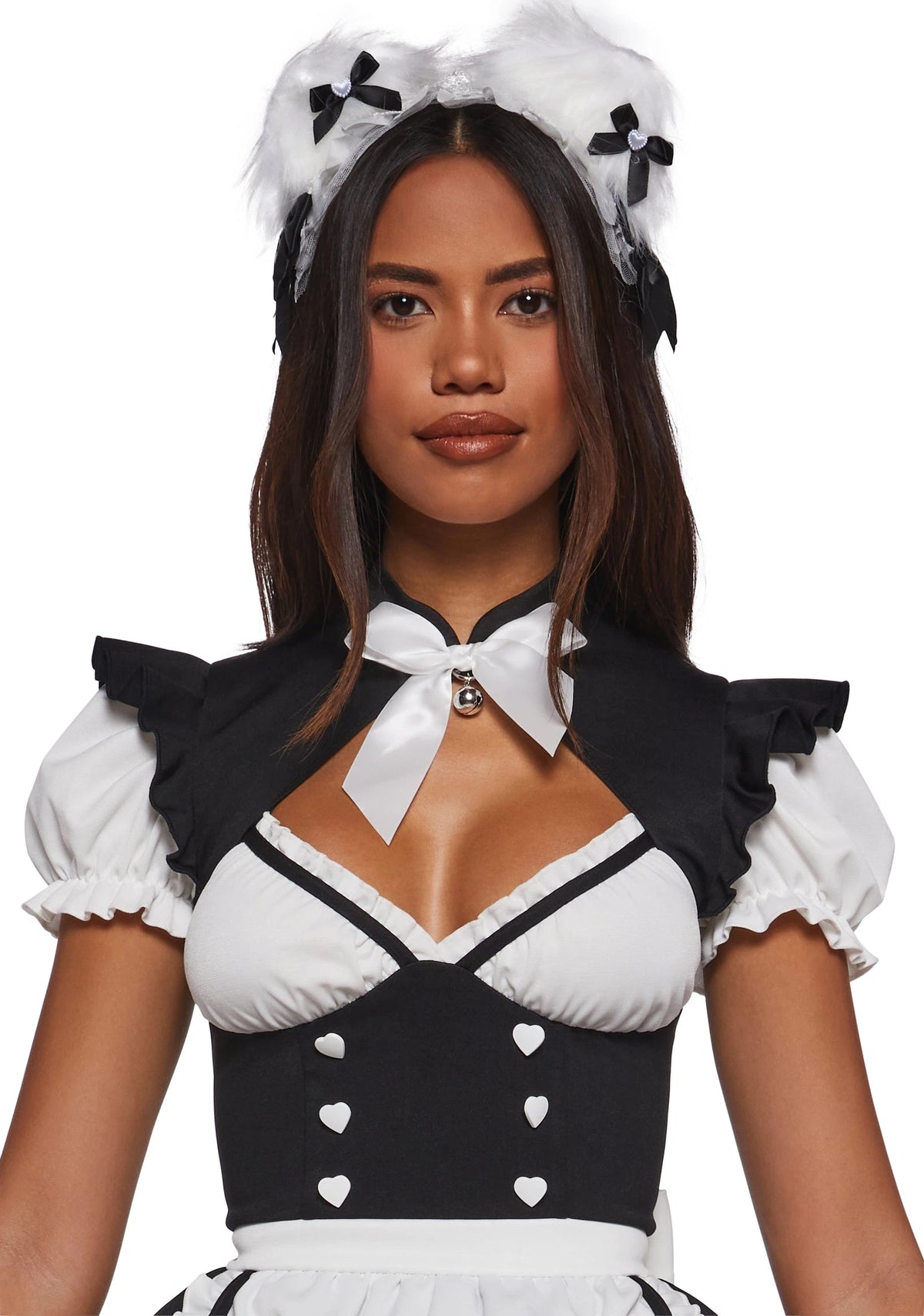 Maid Costume Set - Black And White