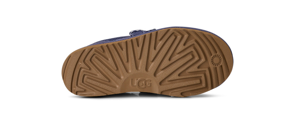 Kids' Suede Mesh Sneaker - Dusted Iris