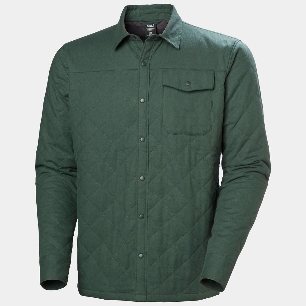 Men's Insulated Shirt Jacket - Dark Blue