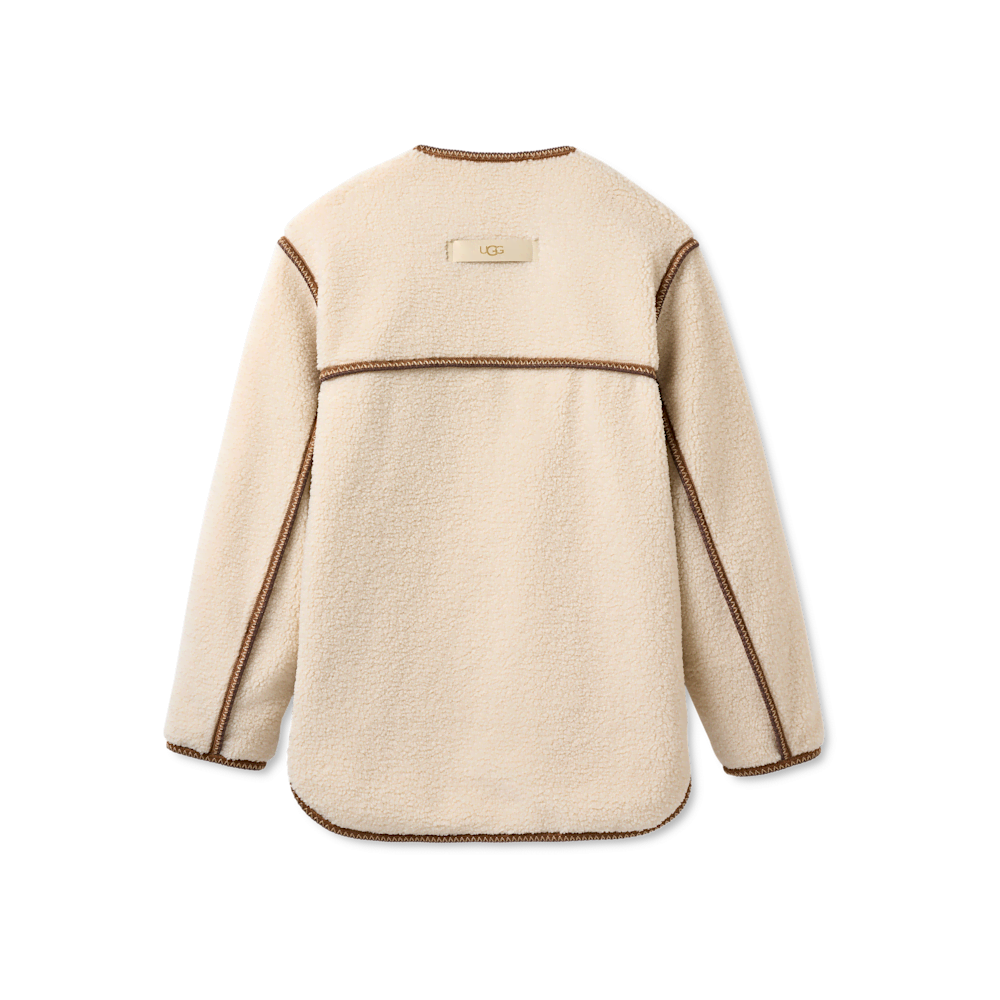 Women's Plush Fleece Lined Jacket - Brass