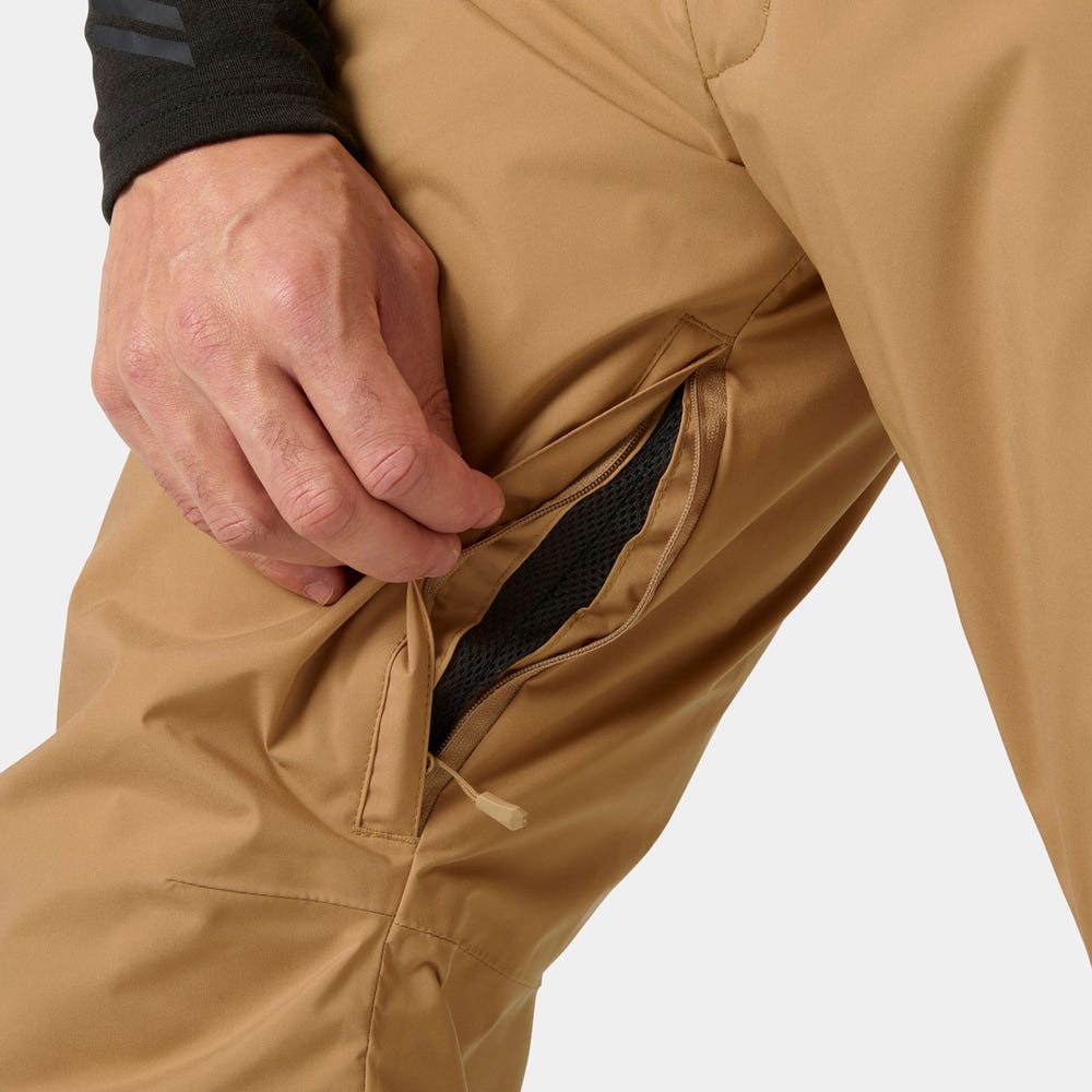 Men's Insulated Ski Pants - Gray Green
