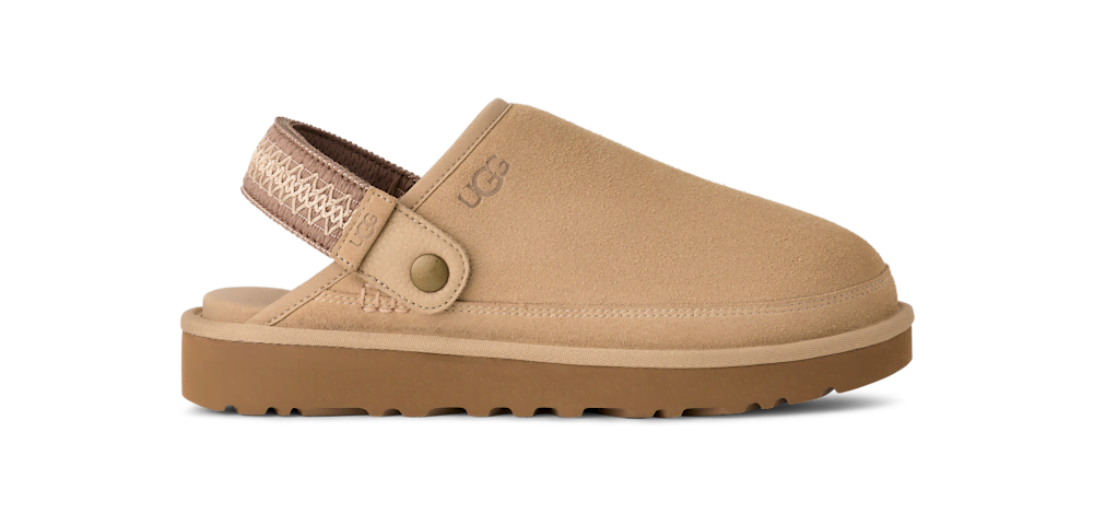 Men's Suede Convertible Heel-Strap Clog