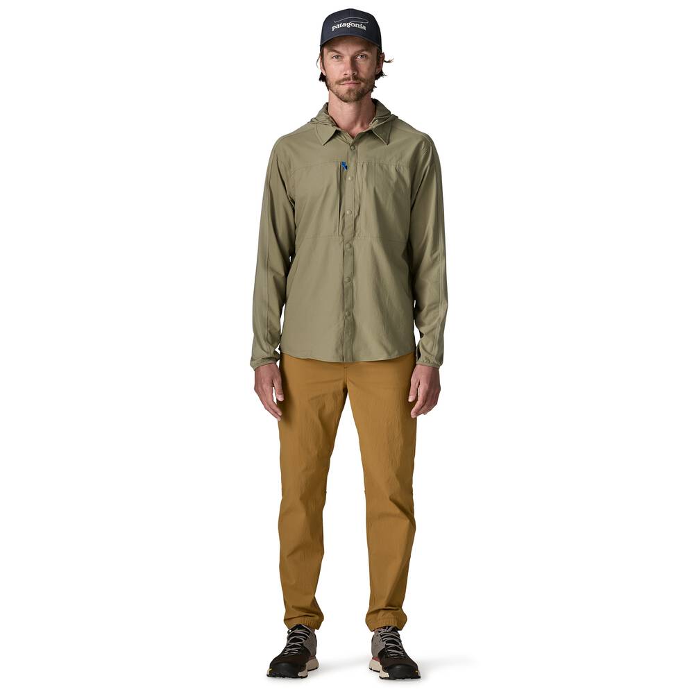 Men's Sun Protection Fishing Hoodie - Gray