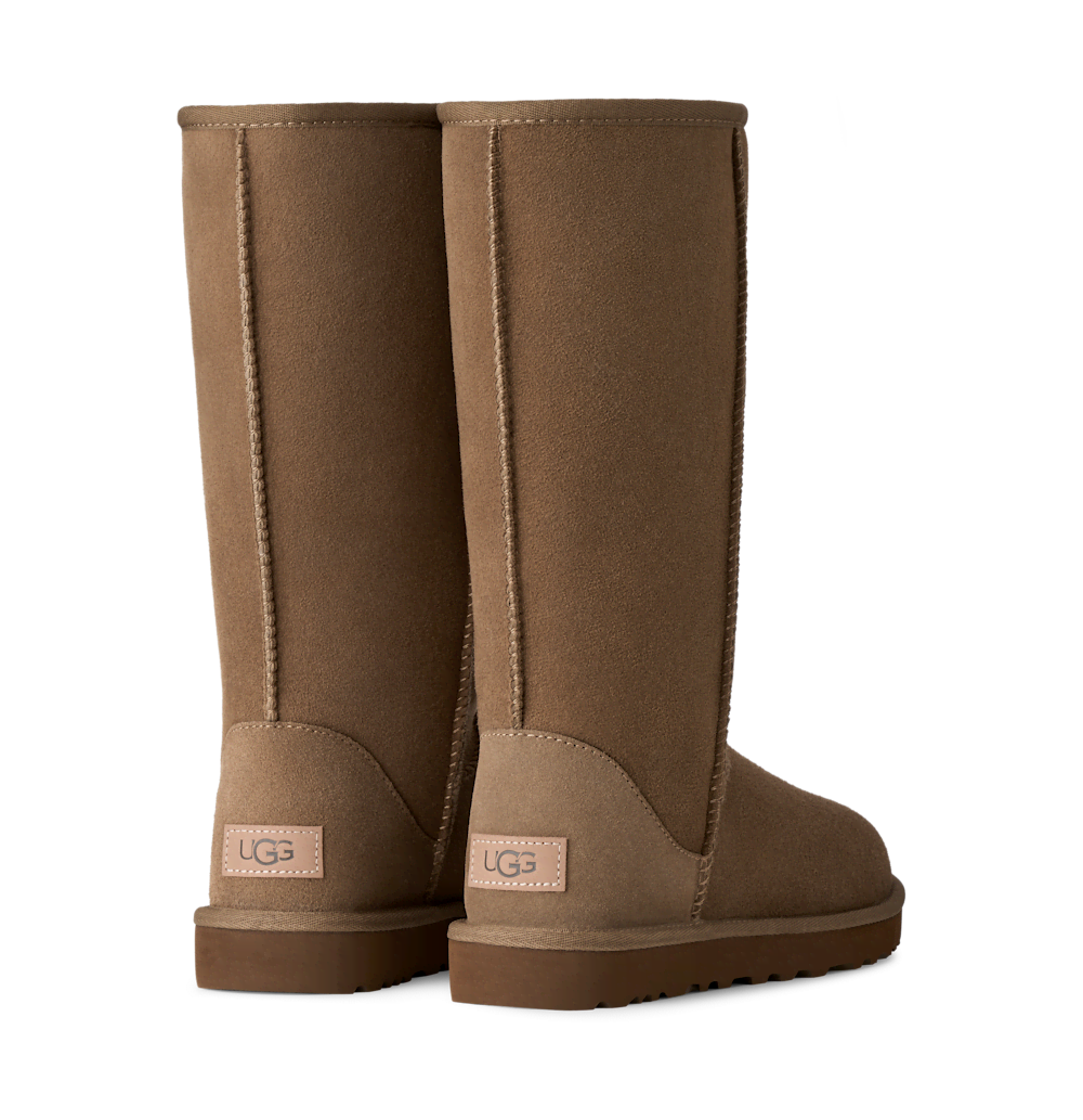 Women's Tall Sheepskin Boot - Black