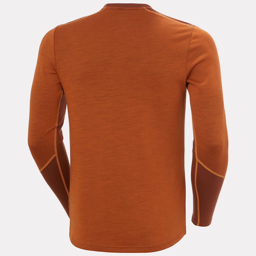Men's Merino Wool Base Layer Top - Blue
