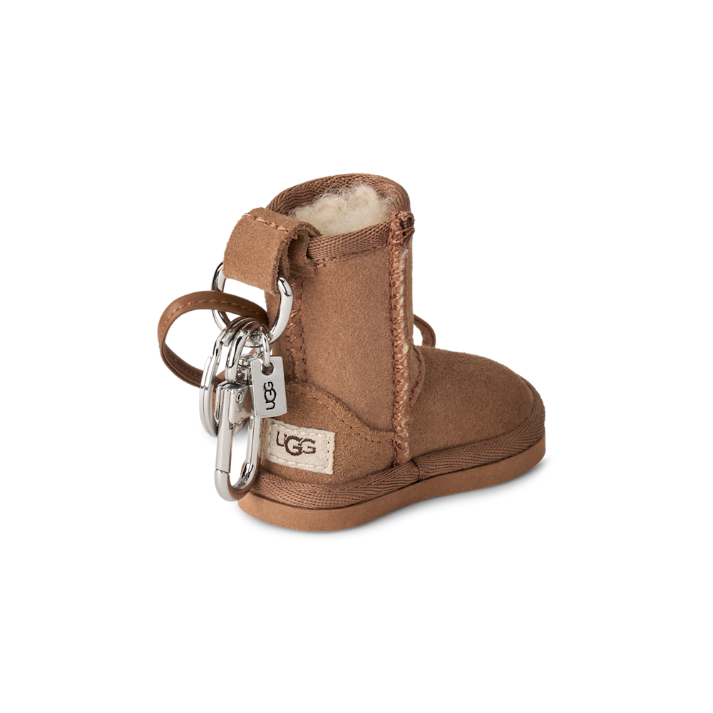 Mini Boot Keychain Charm - Chestnut
