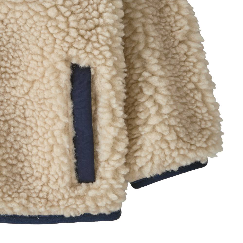 Baby Windproof Pile Fleece Hoodie - Natural