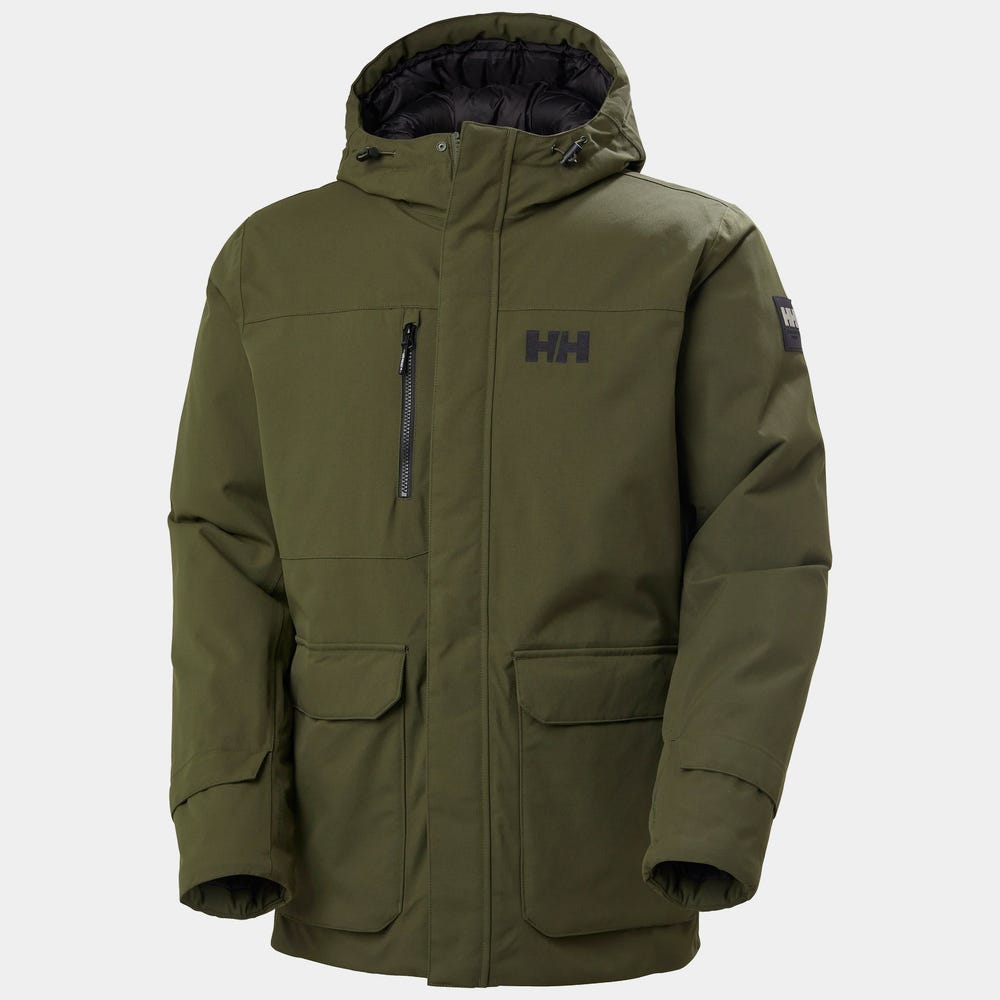 Men's Waterproof Down Parka - Pebble