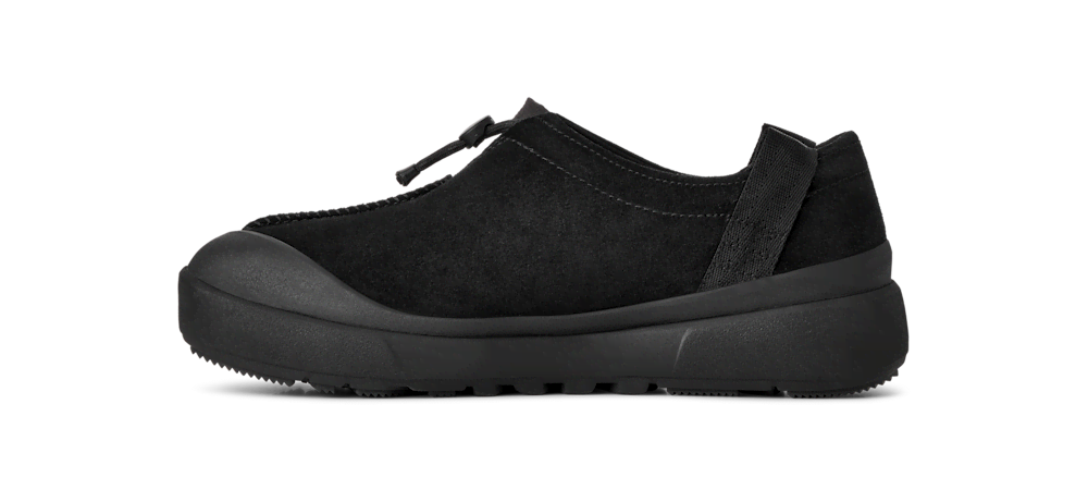 Men's Waterproof Suede Toggle Clog - Black