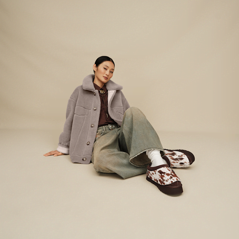 Women's Reversible Faux Suede Trucker Jacket