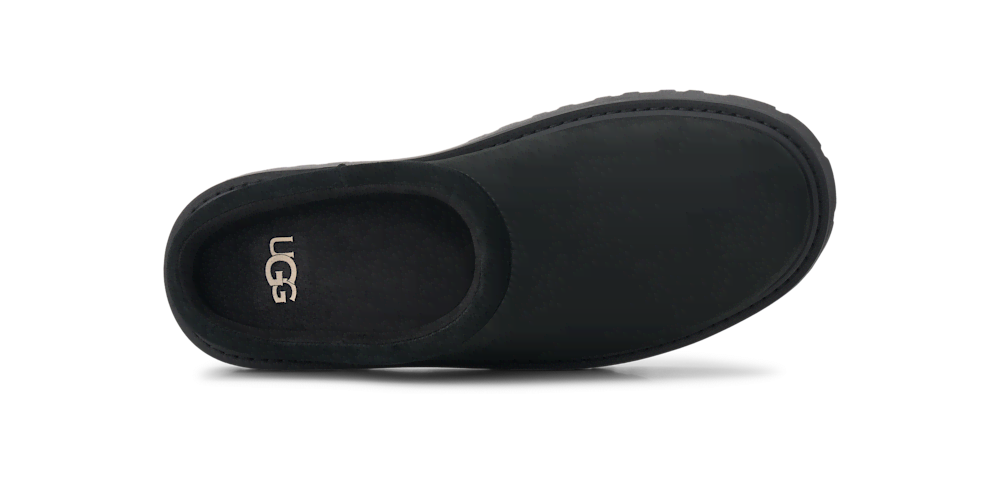Men's Waterproof Nubuck Clog - Black