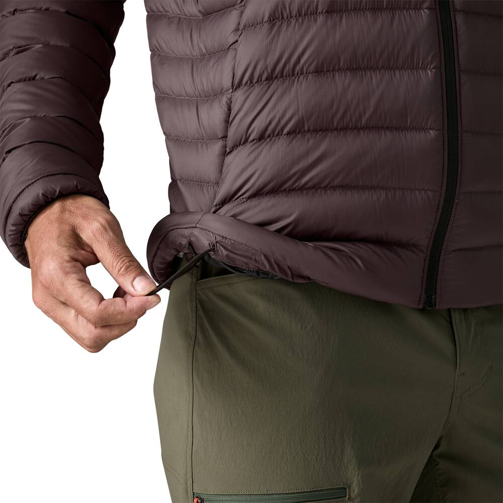 Men's 800-Fill Down Hooded Jacket - Purple