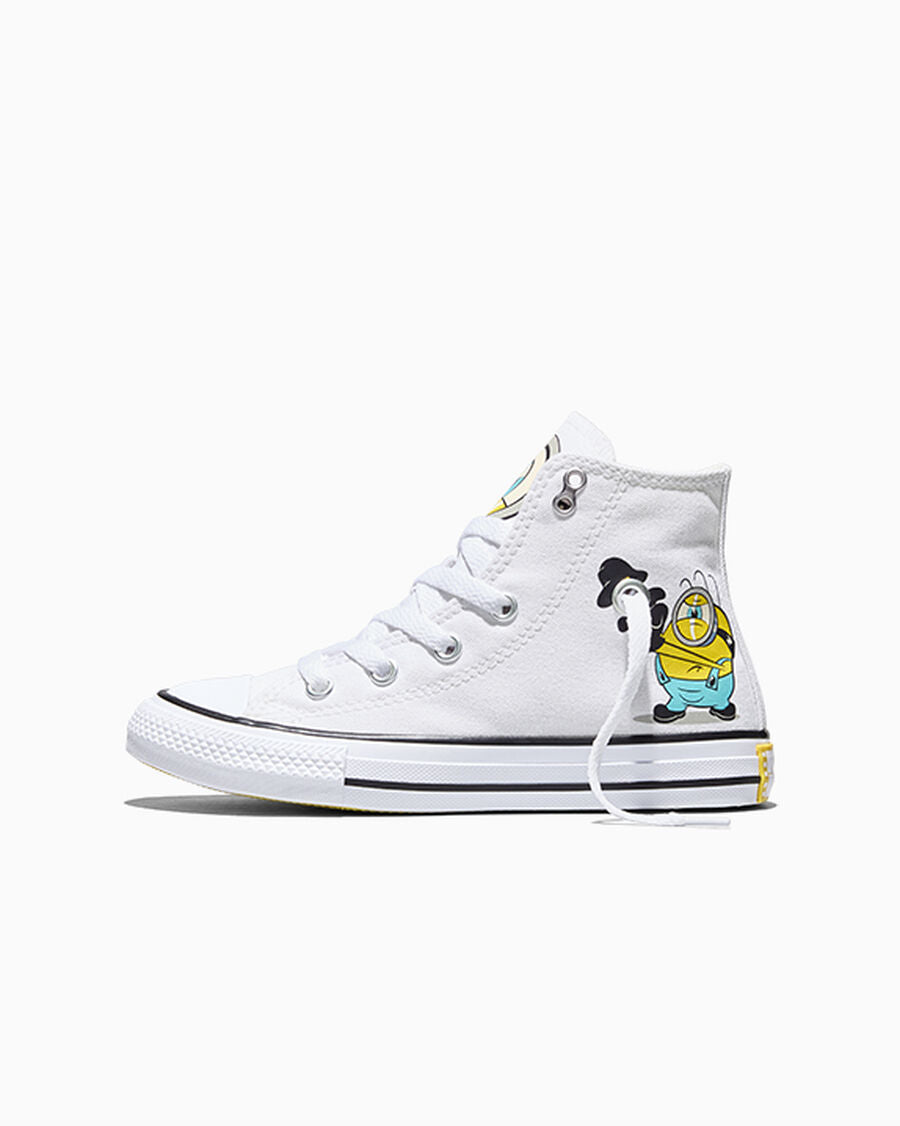 Little Kids' Canvas Character High Top Sneaker - Yellow