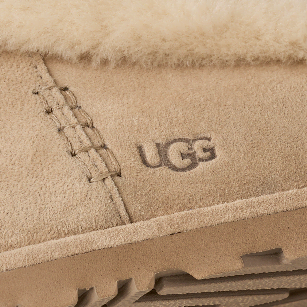 Women's Suede Ballet Flat - Chestnut