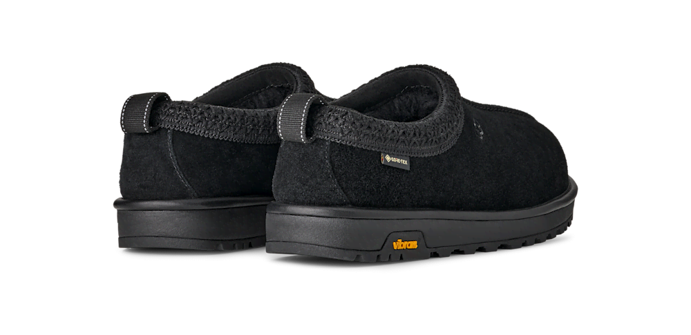 Women's Waterproof Suede Slip-On Shoe - Black