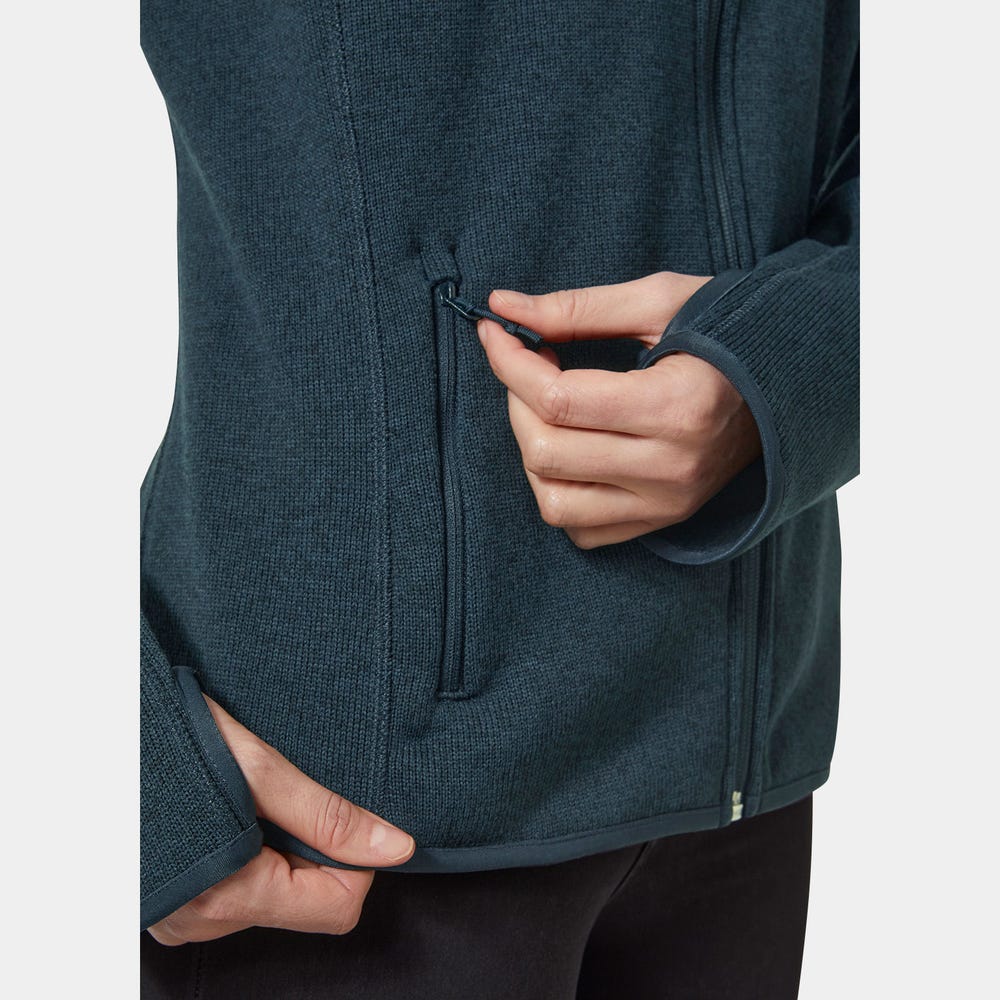 Women's Recycled Fleece Jacket - Gray