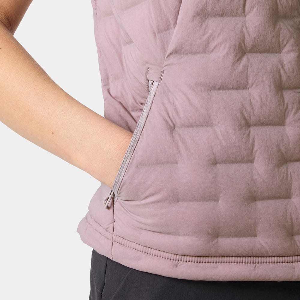 Women's Stretch Insulated Vest - Gray