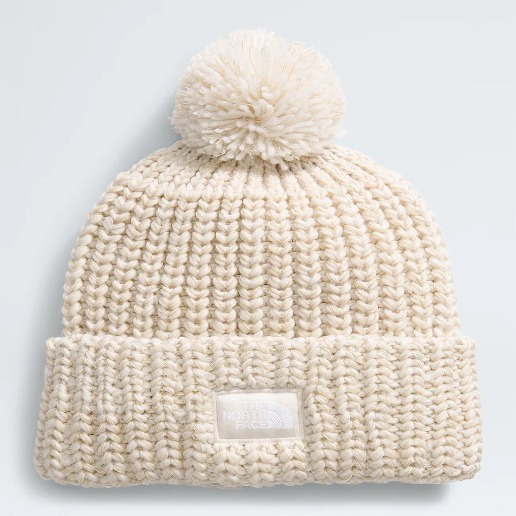 Chunky Knit Beanie - White Khaki