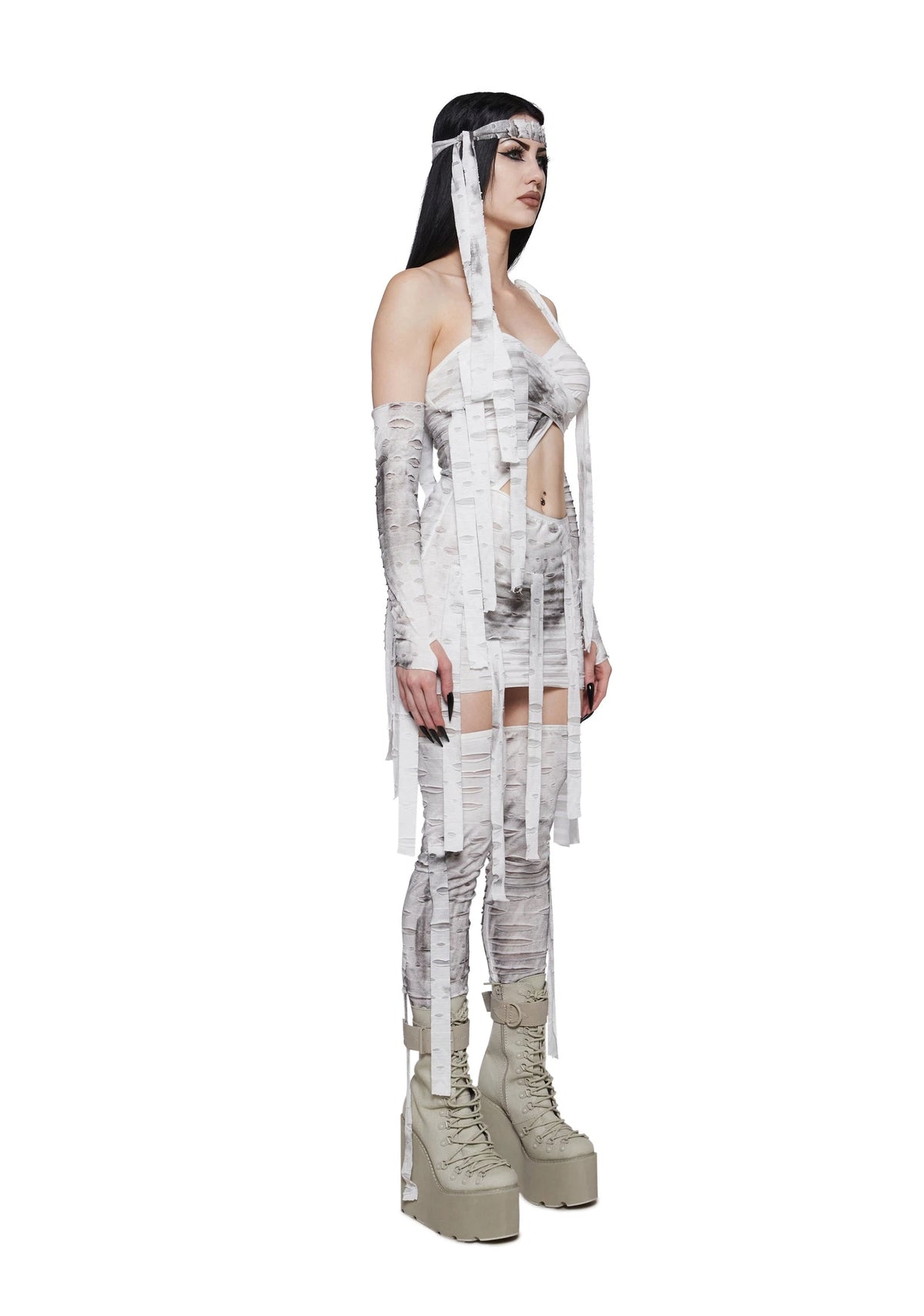 Ivory Wrapped Mummy Costume