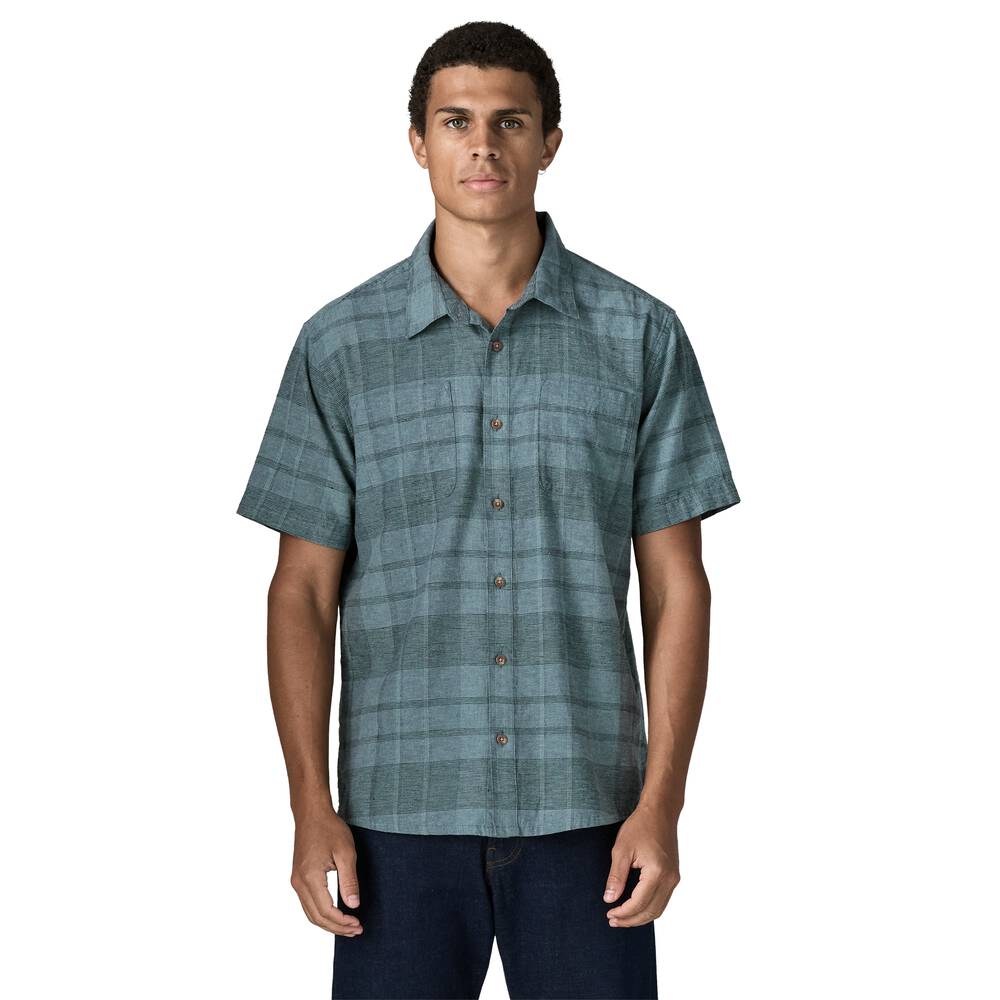 Men's Hemp Cotton Button-Up Shirt - Stone