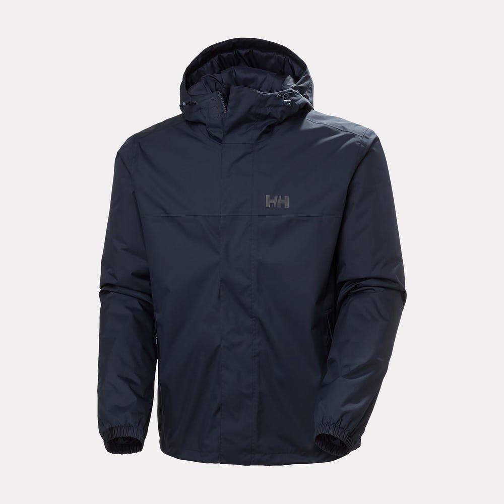 Men's Waterproof Fleece-Lined Jacket - Black