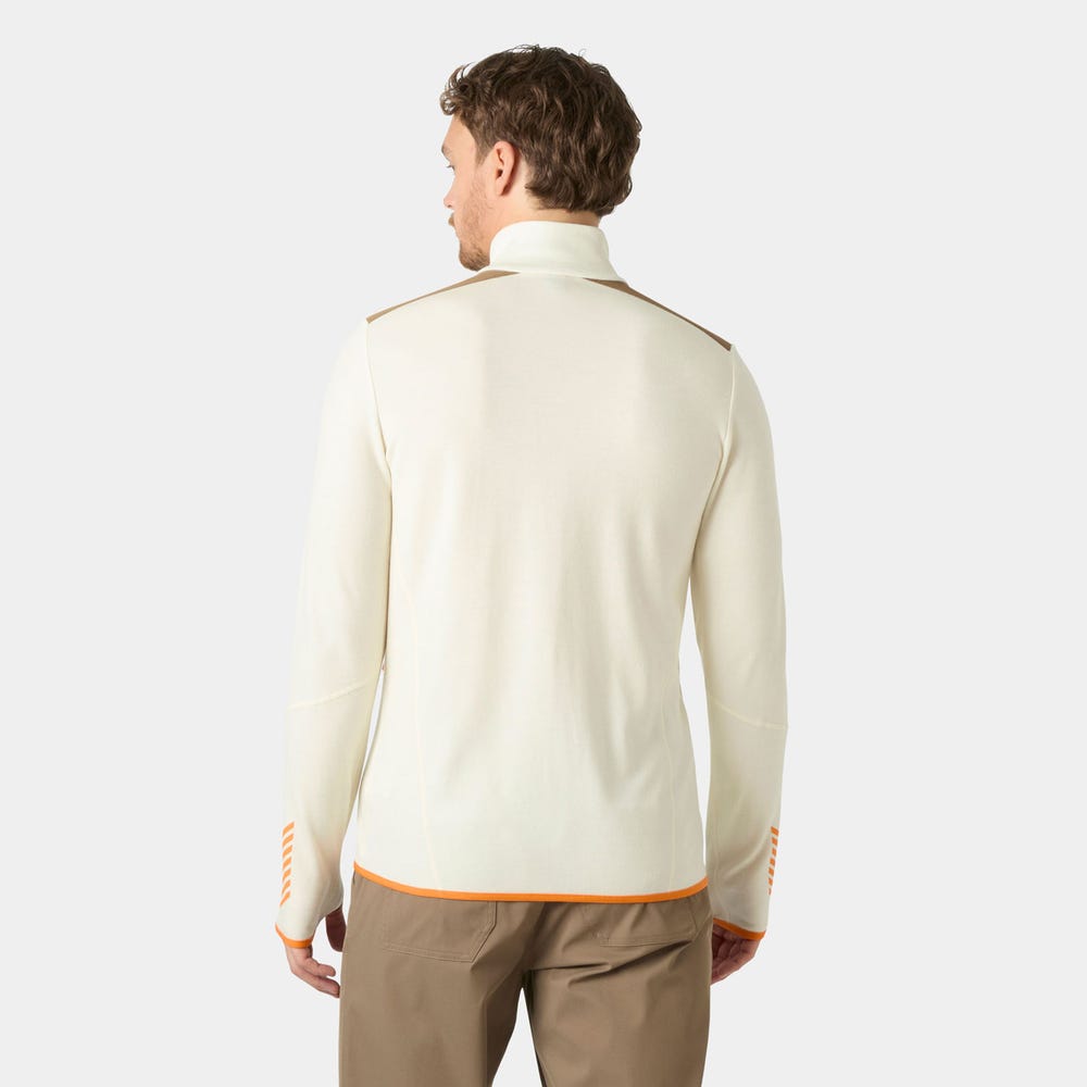 Men's Merino Wool Full-Zip Midlayer - Blue