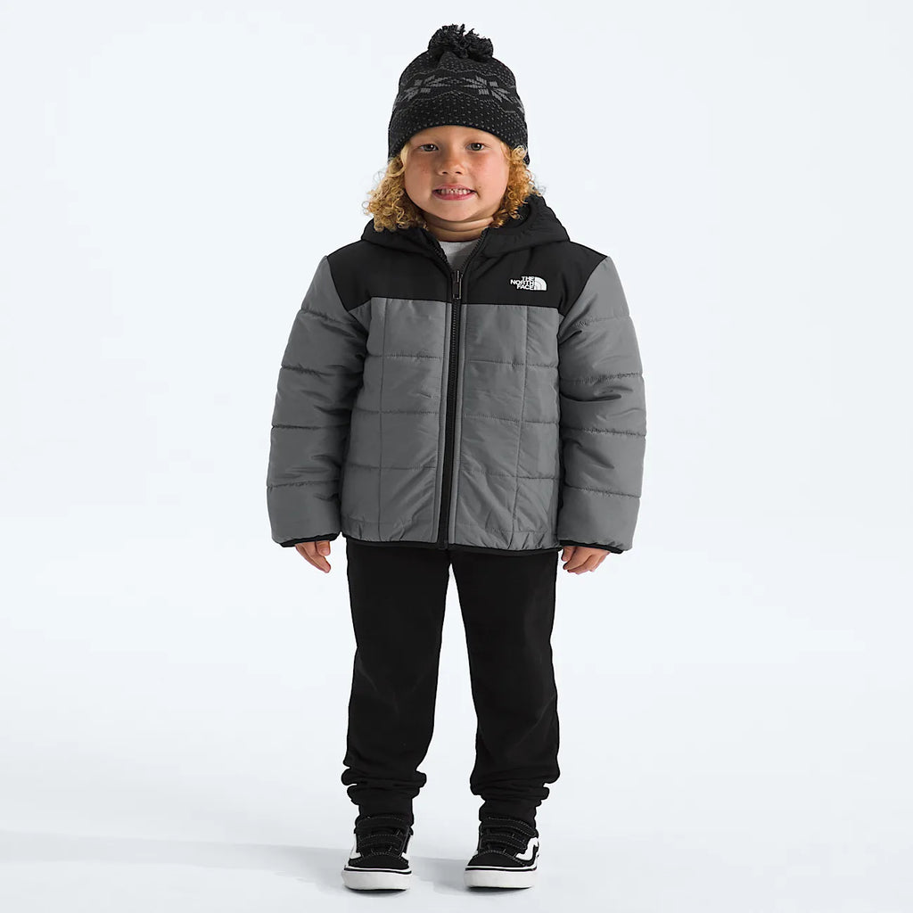 Boys' Reversible Hooded Jacket - Gray