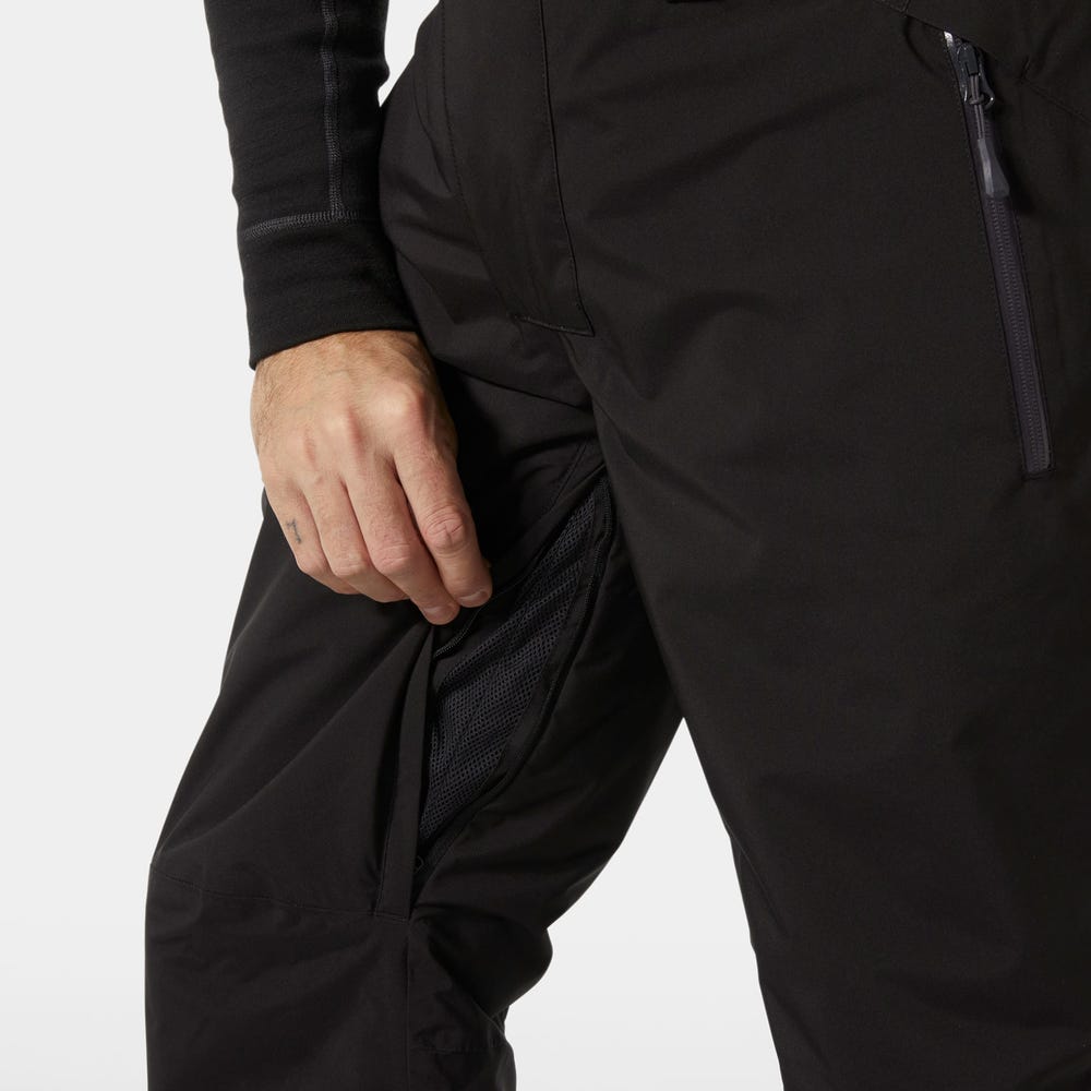 Men's Insulated Ski Bib Pants - Green