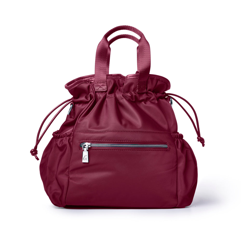 Insulated Nylon Lunch Bag - Burgundy