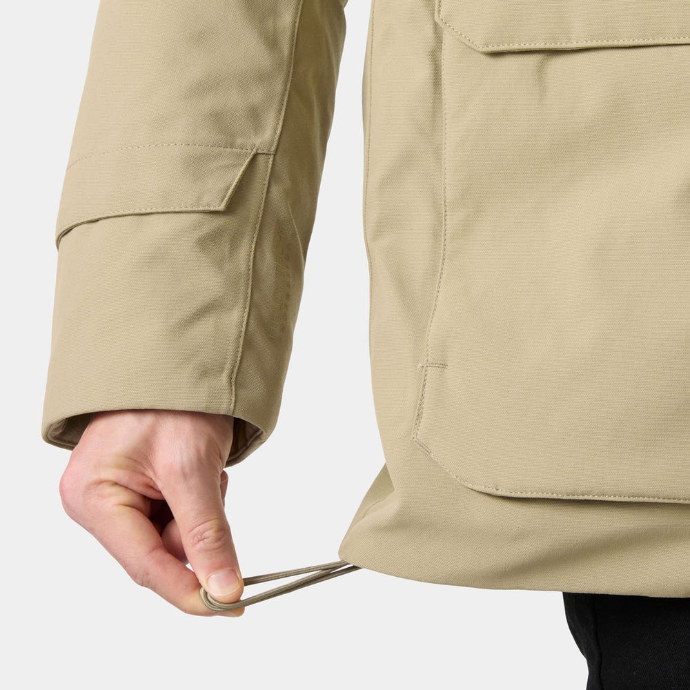 Men's Waterproof Down Parka - Pebble