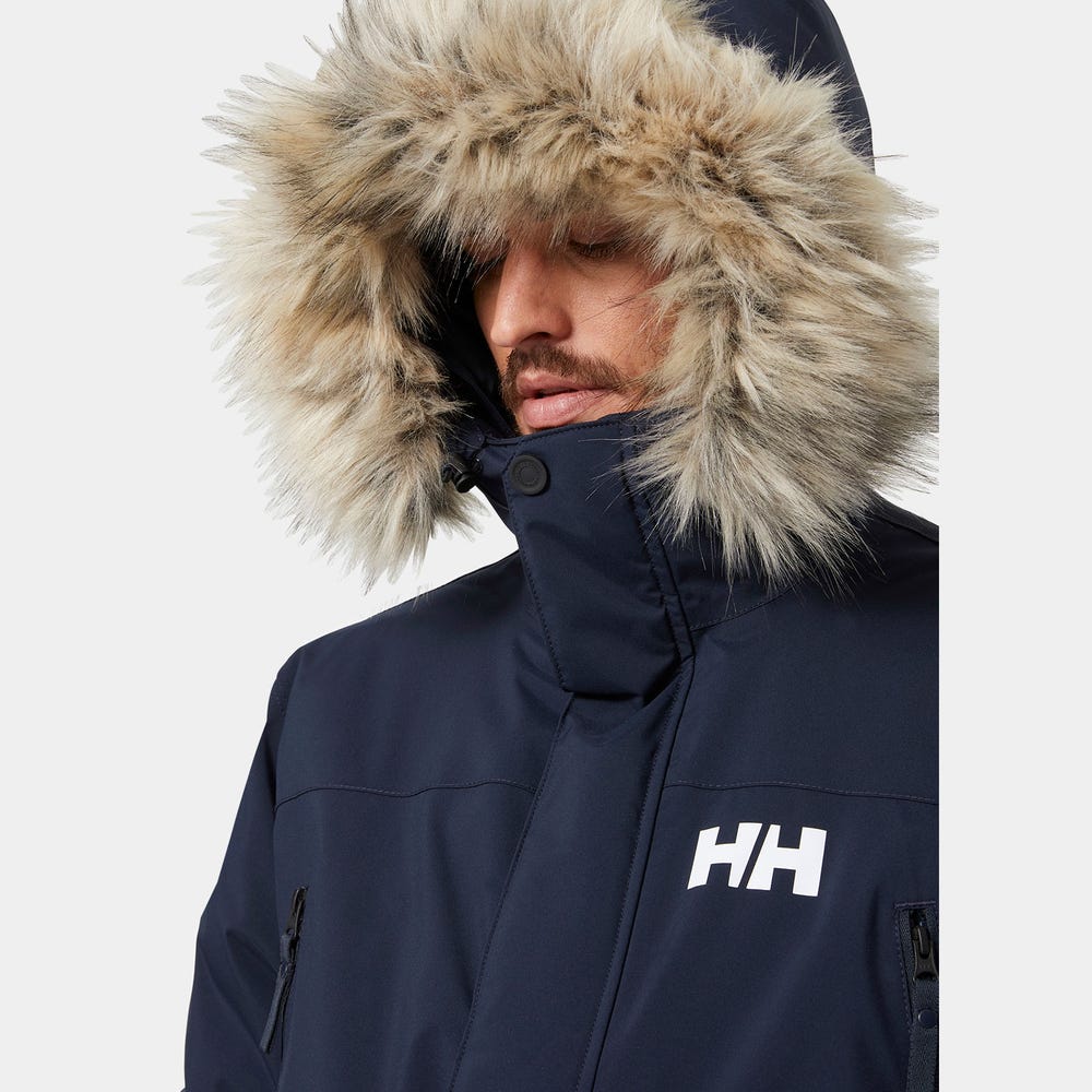 Men's Insulated Waterproof Parka - Gray Green