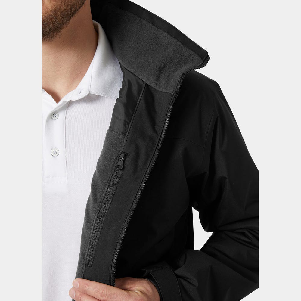 Men's Fleece-Lined Sailing Jacket - White