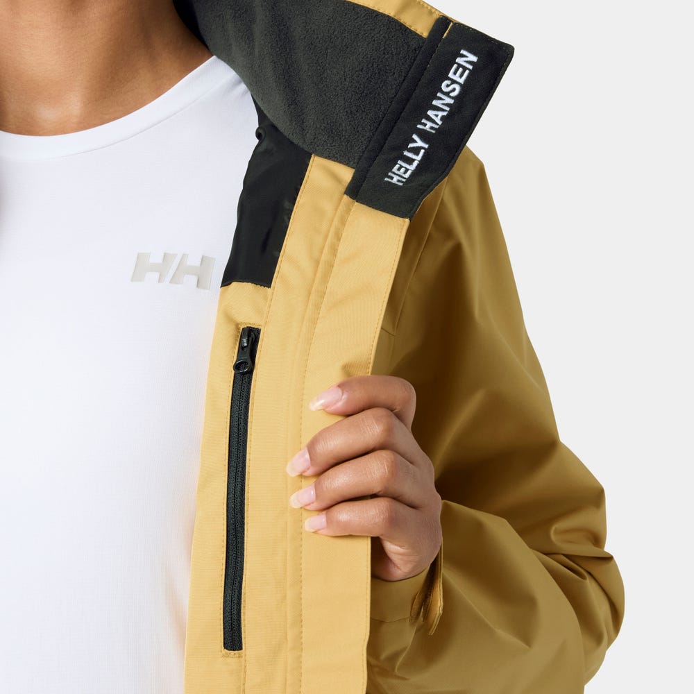 Women's Hooded Sailing Rain Jacket - Black