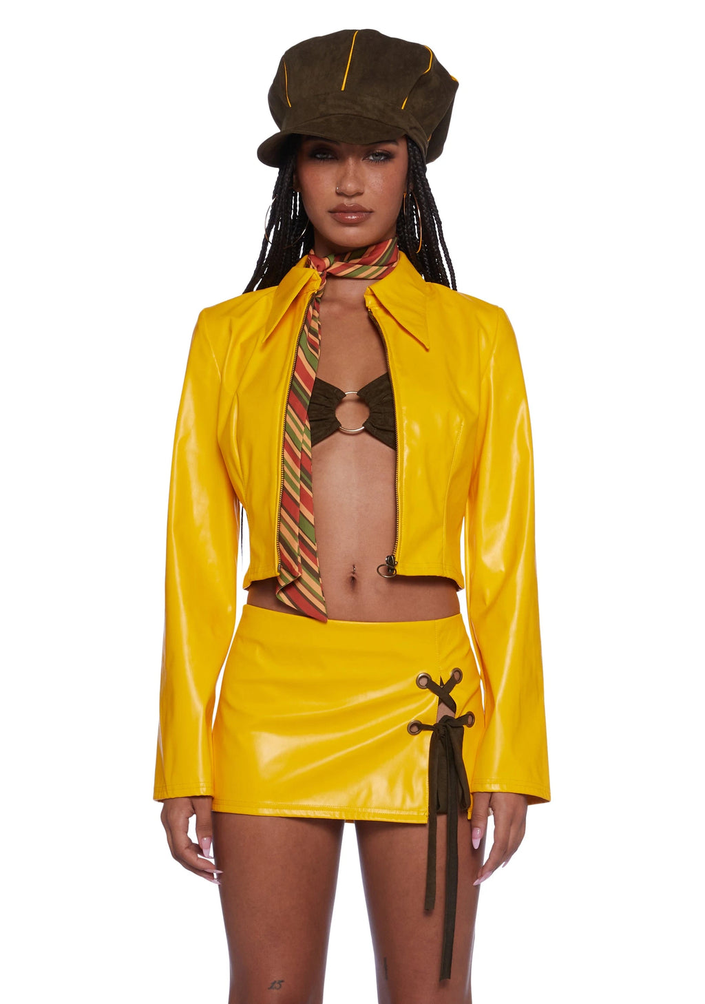 Retro Spy Costume Set - Yellow