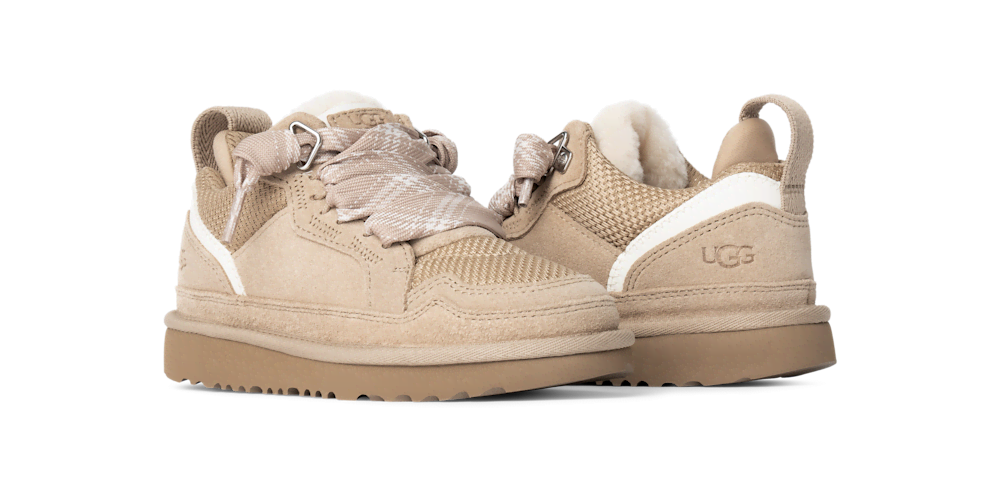 Kids' Suede Mesh Sneaker - Dusted Iris