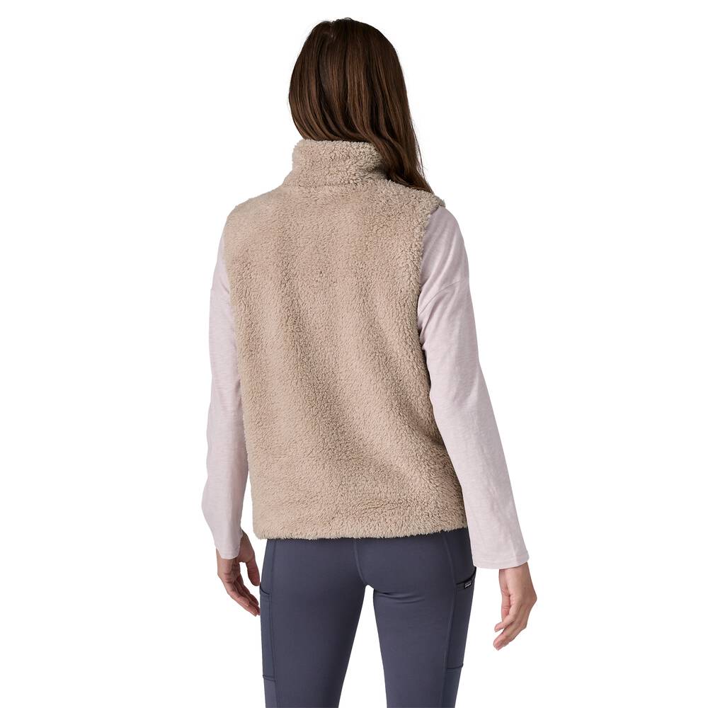 Women's High-Pile Fleece Vest - Taupe