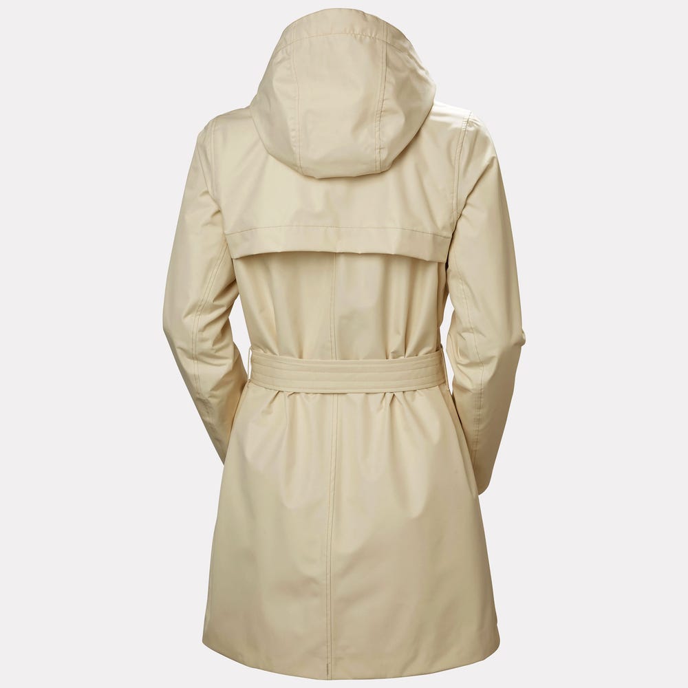 Women's Waterproof Trench Coat - Speckled