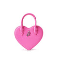 Mini Heart-Shaped Crossbody Bag - Pink