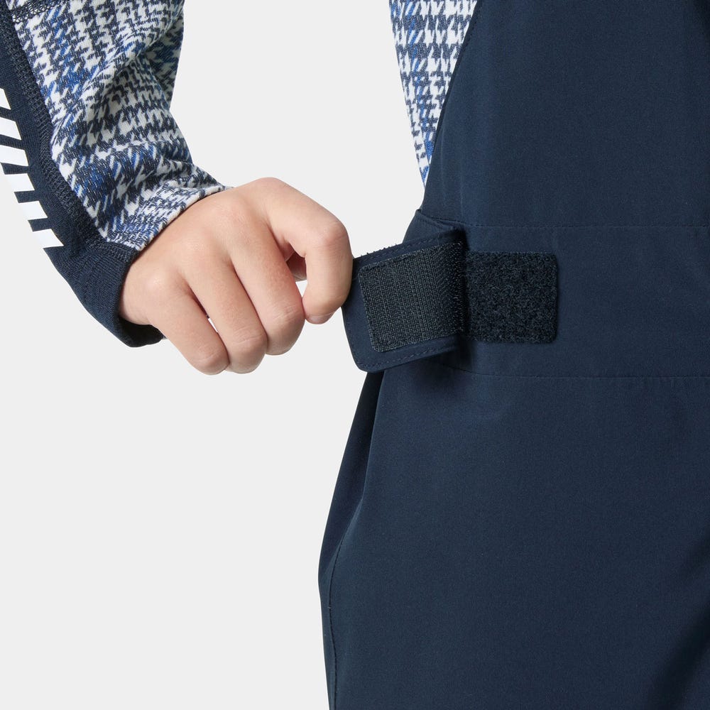 Juniors' Insulated Ski Bib Pants - Black