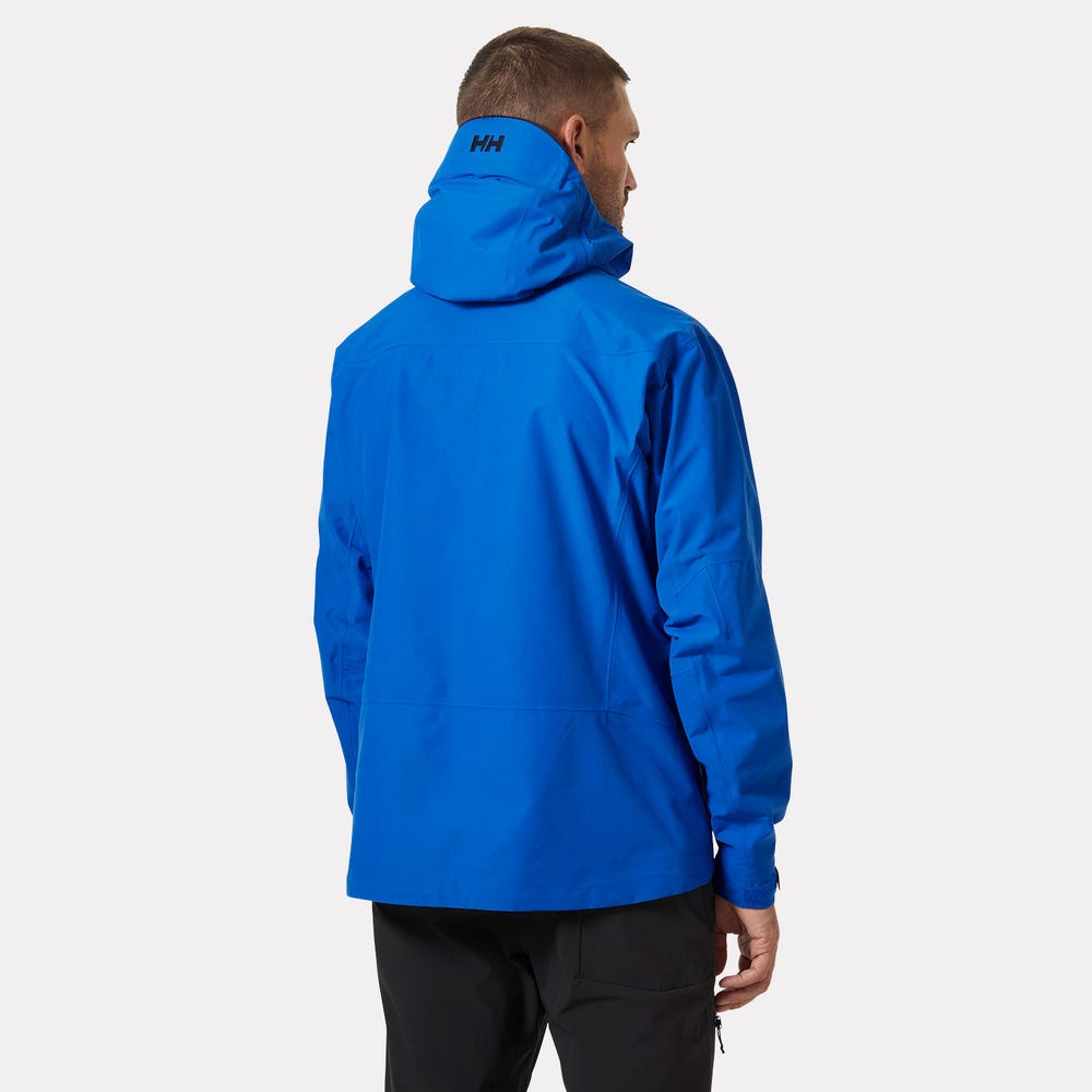 Men's 3-Layer Waterproof Shell Jacket - Blue