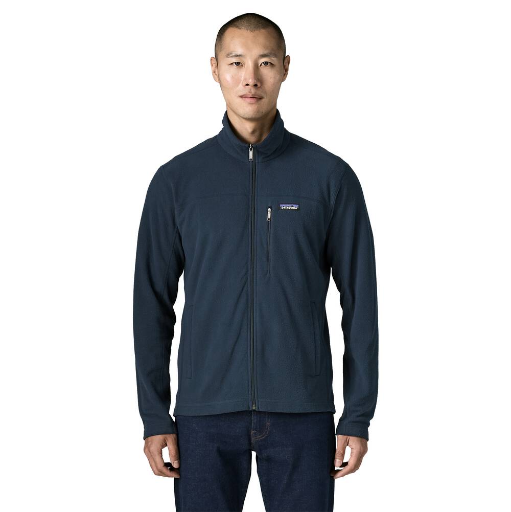 Men's Recycled Microfleece Jacket - Gray