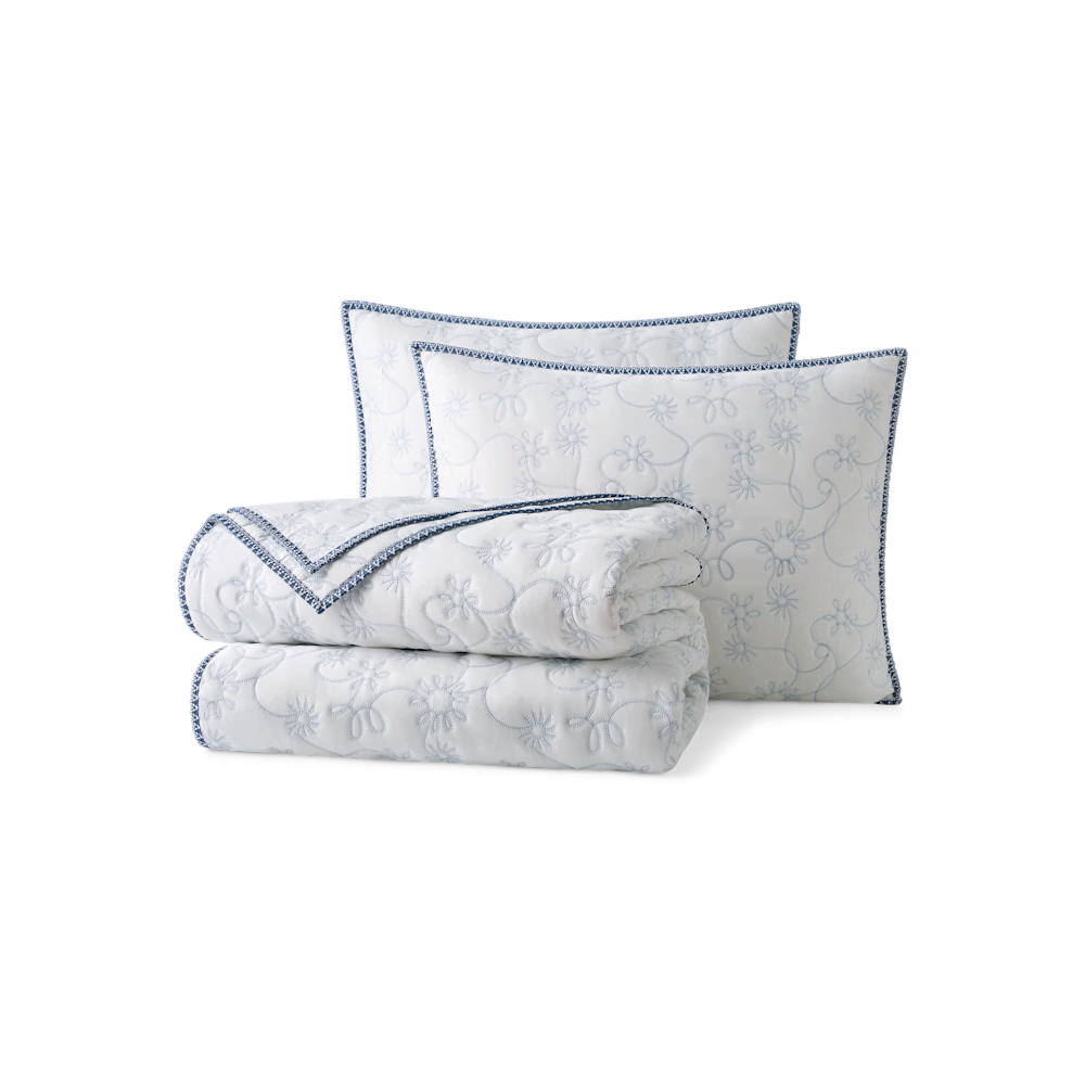 Queen Microfiber Quilt Set