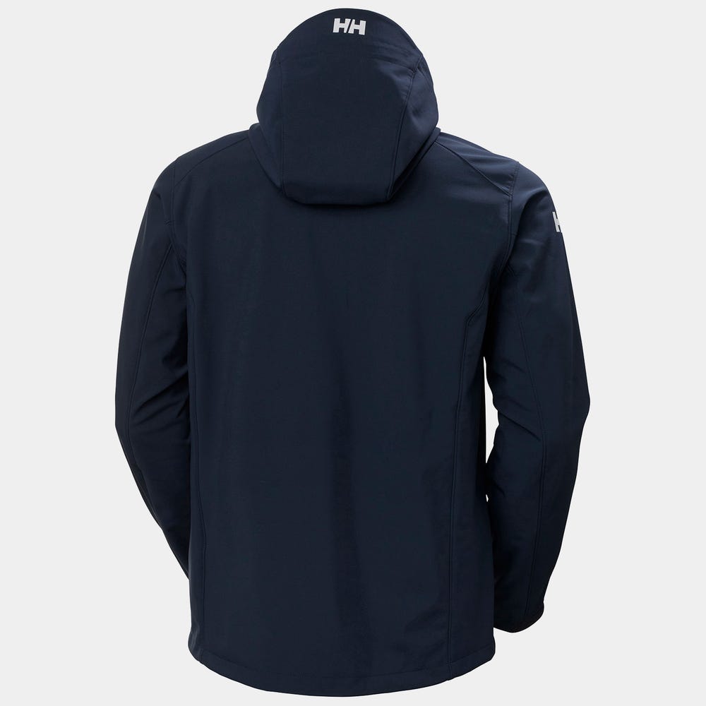 Men's Hooded Softshell Jacket - Black